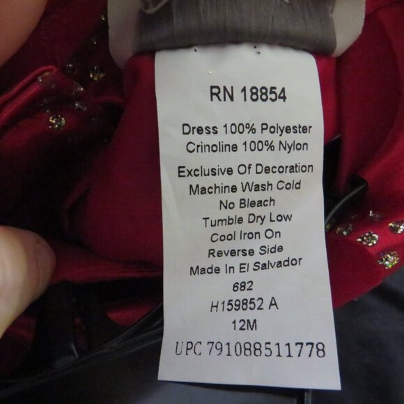 Red Dress Fancy, Formal 12 months - Picture 7 of 7